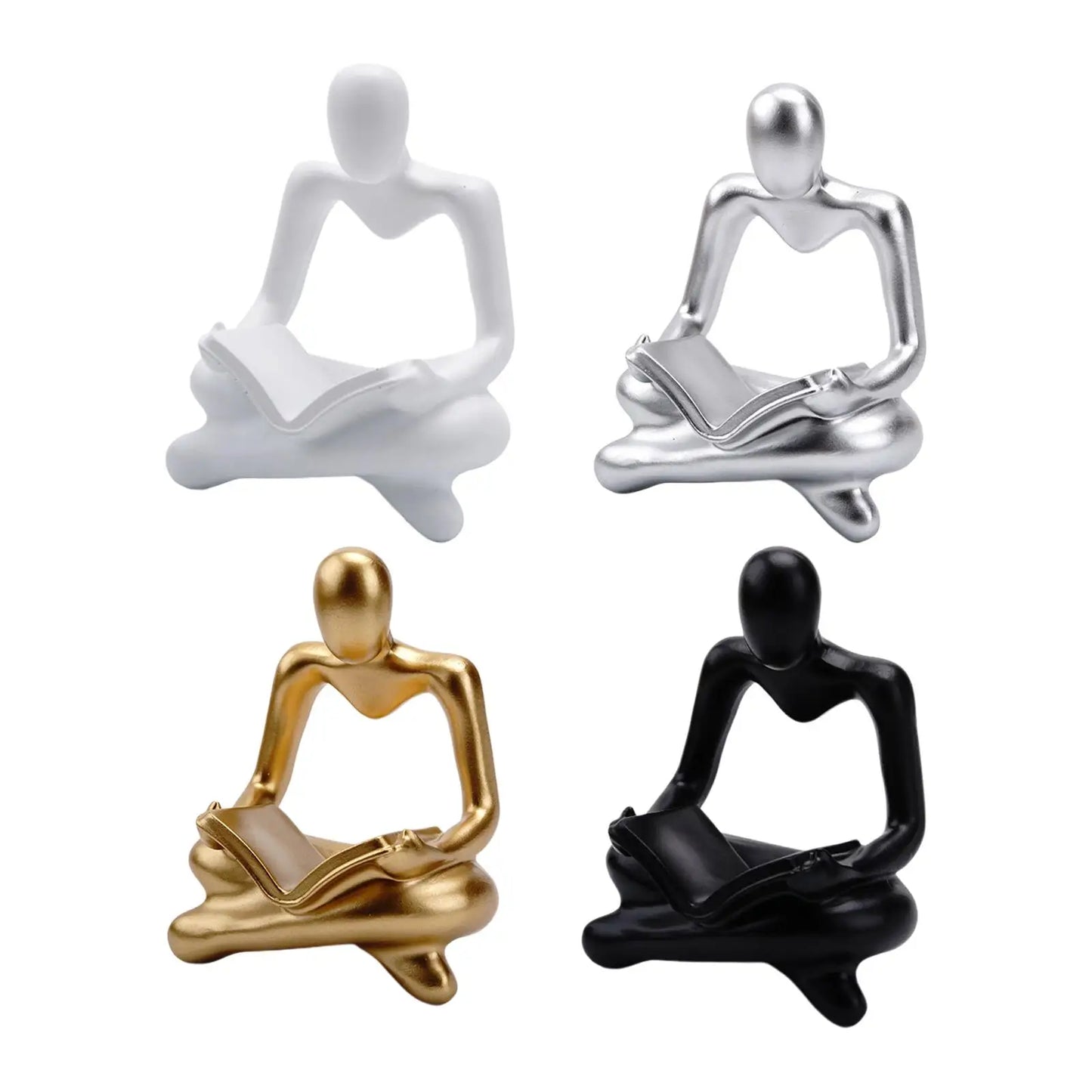 Discover our stylish Abstract Thinker Statue, crafted from premium resin for durability and modern aesthetic. Ideal for home decor and special gifts.