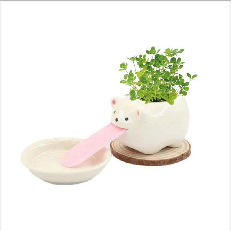 Cute Animal Ceramic Flower Pots