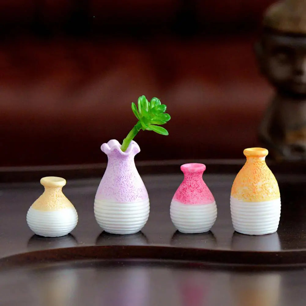 Handmade Resin Miniature Vase