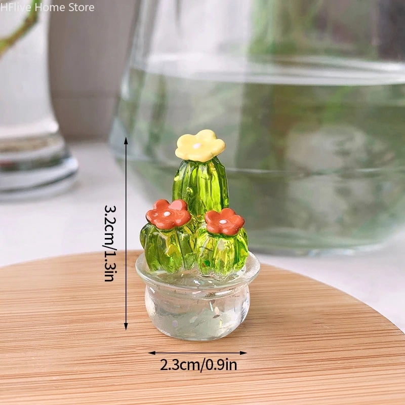 Mini Cactus Figurines