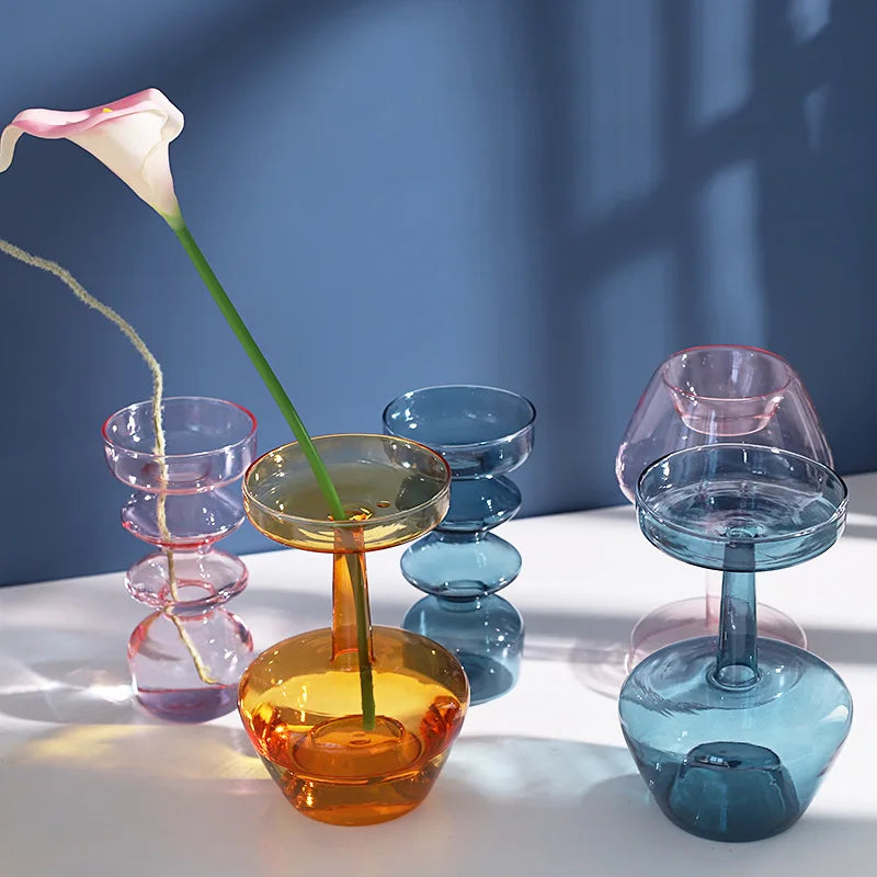 Vintage Nordic Glass Vases