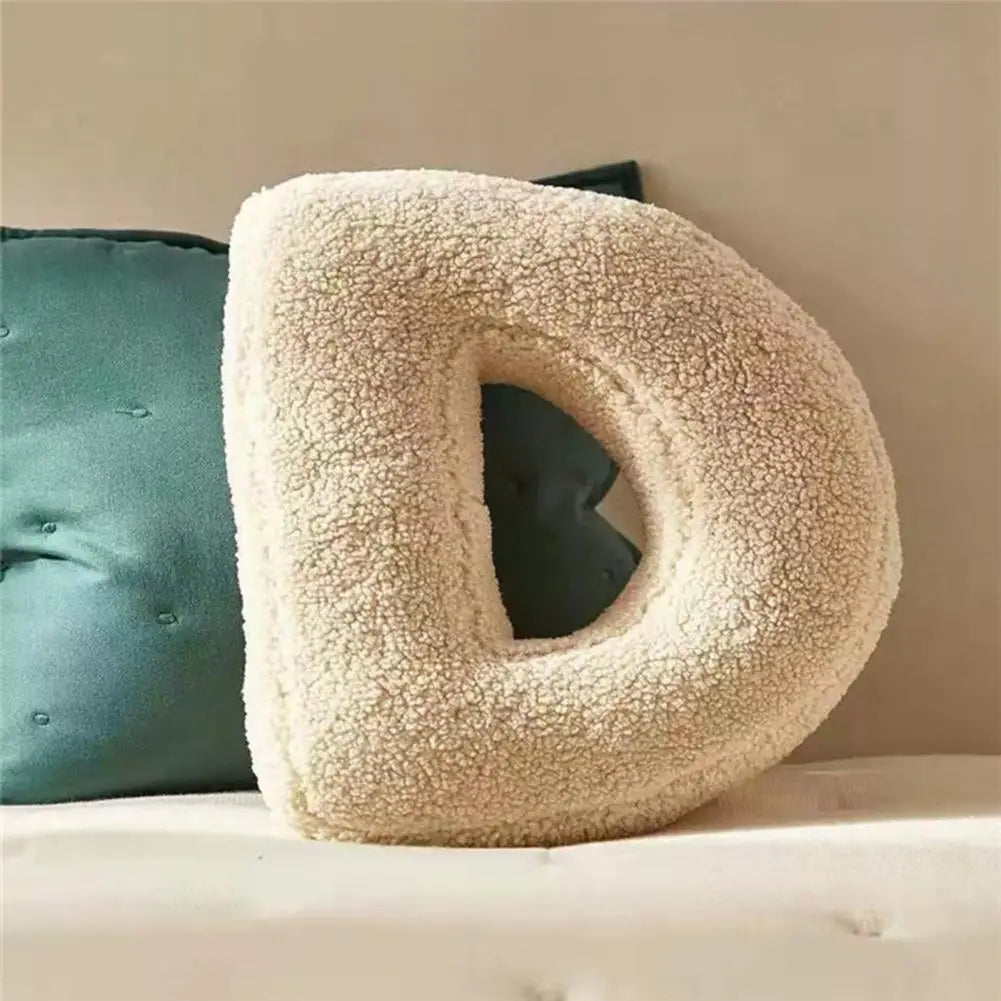 Cozy Alphabet letters pillow