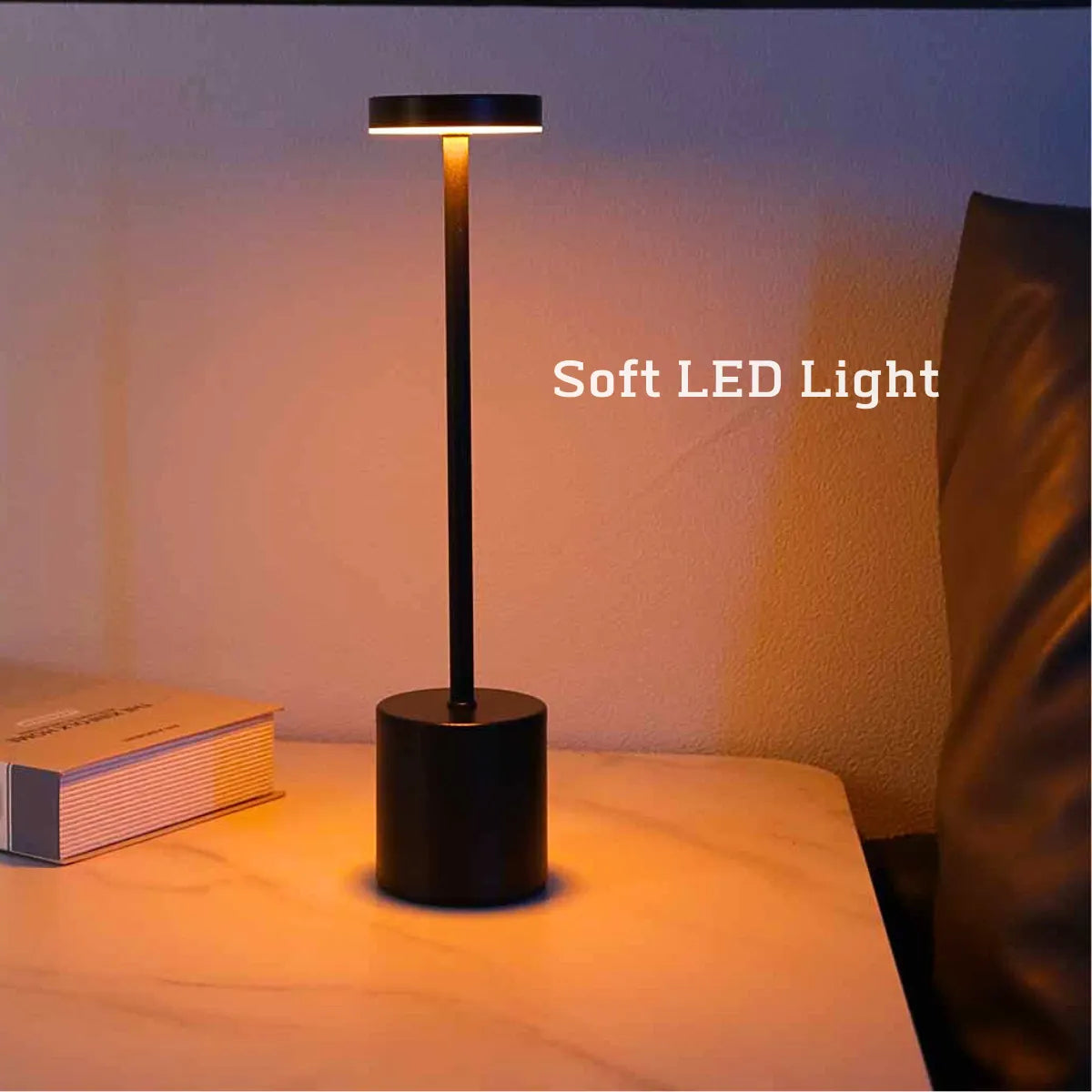 Rechargeable Touch LED Ambient Light Table Lamp