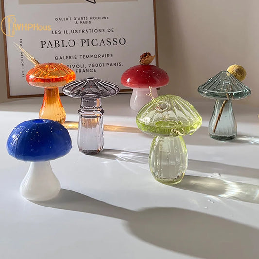 Add whimsy to your decor with our Mushroom Vase. Crafted from durable plexiglass, this charming vase is perfect for flowers or ornaments. Ideal for any room.