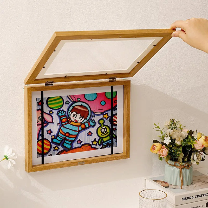 Magnetic Changeable A4 Kids Art Frame for Drawings and pictures