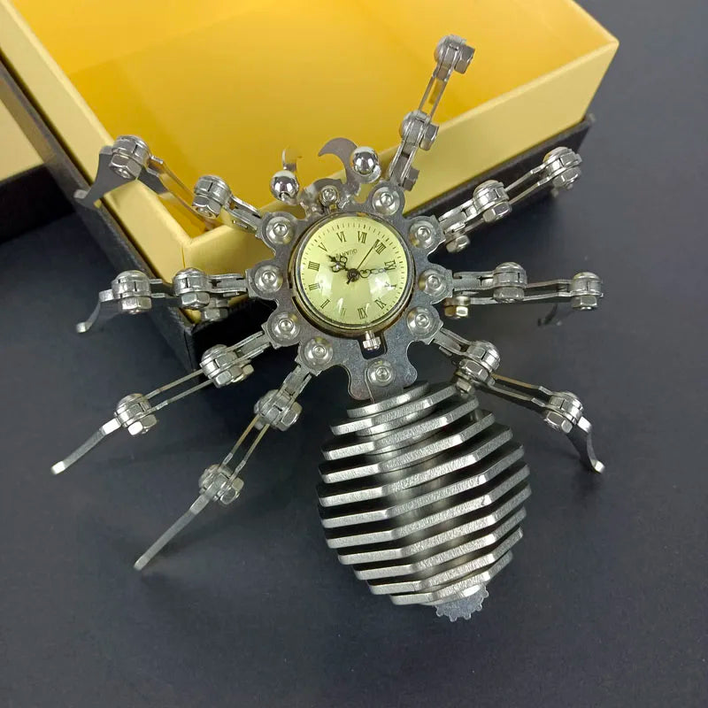 Steampunk Stainless Steel Mechanical Spider Ornament