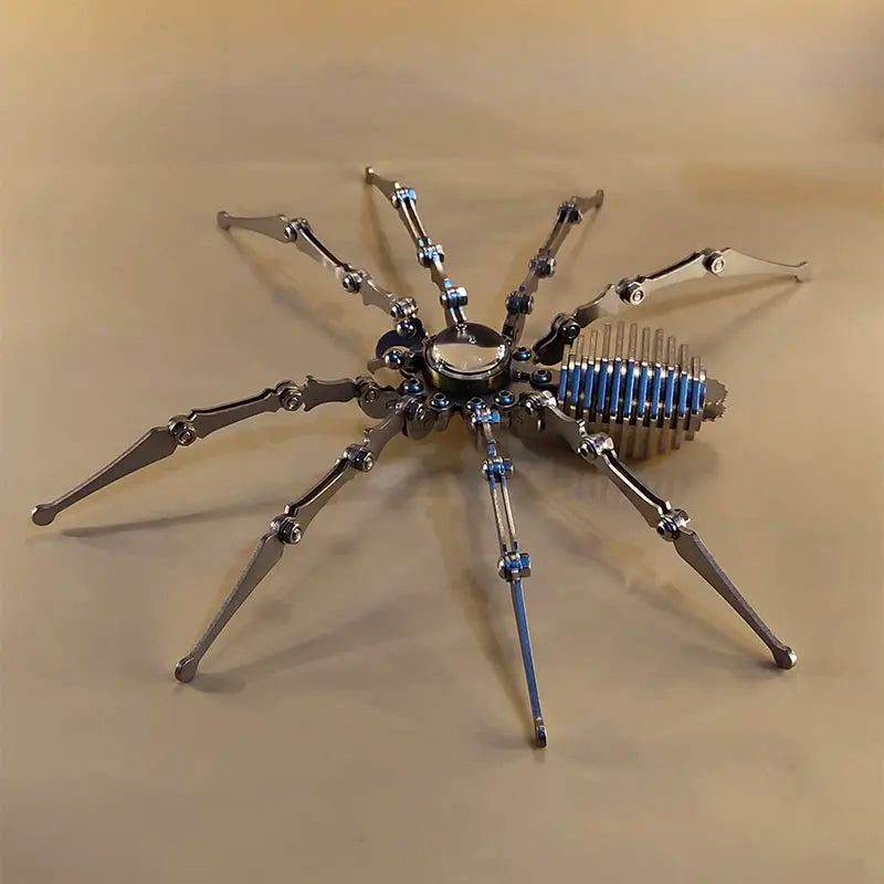 Steampunk Stainless Steel Mechanical Spider Ornament