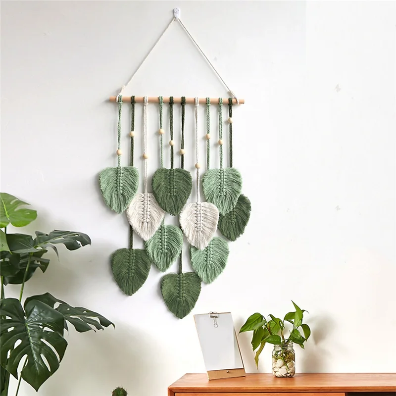 Leaf Macrame Wall Decor