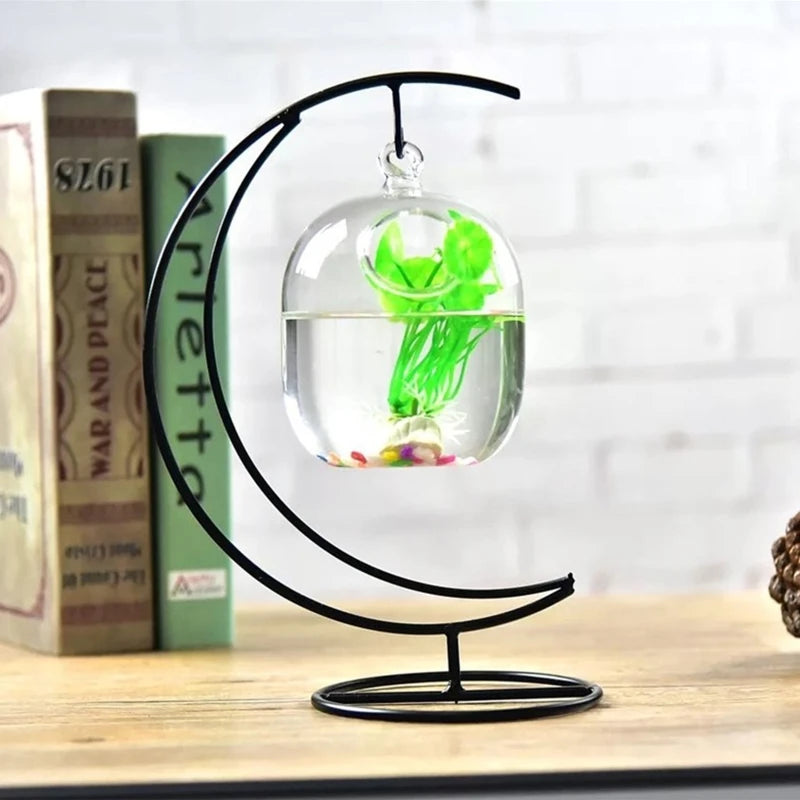 Suspended Glass Fish Tank Vase