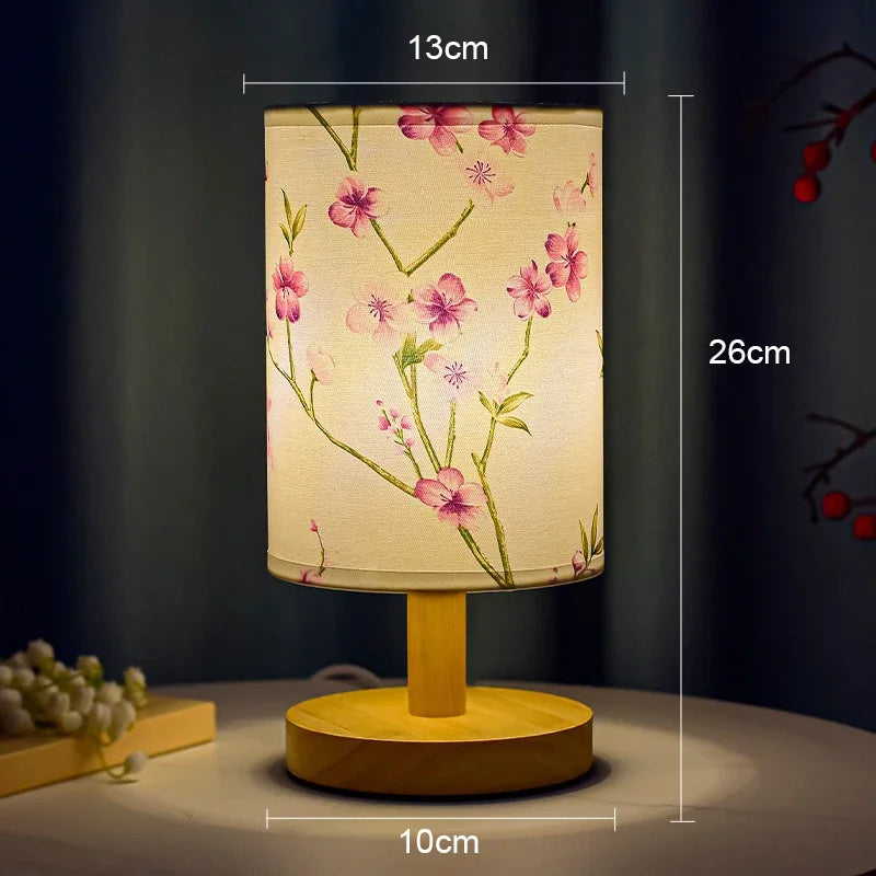 Chinese Style LED Square Dimmable Table Lamp