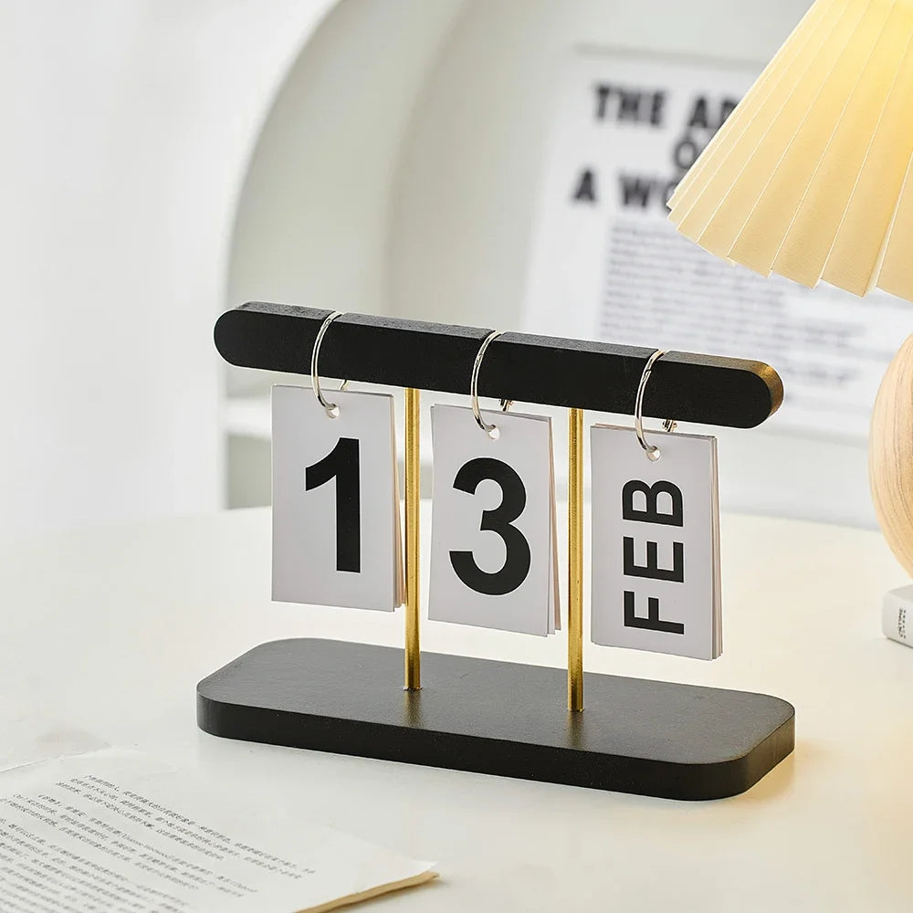 Minimalist Wooden Calendar