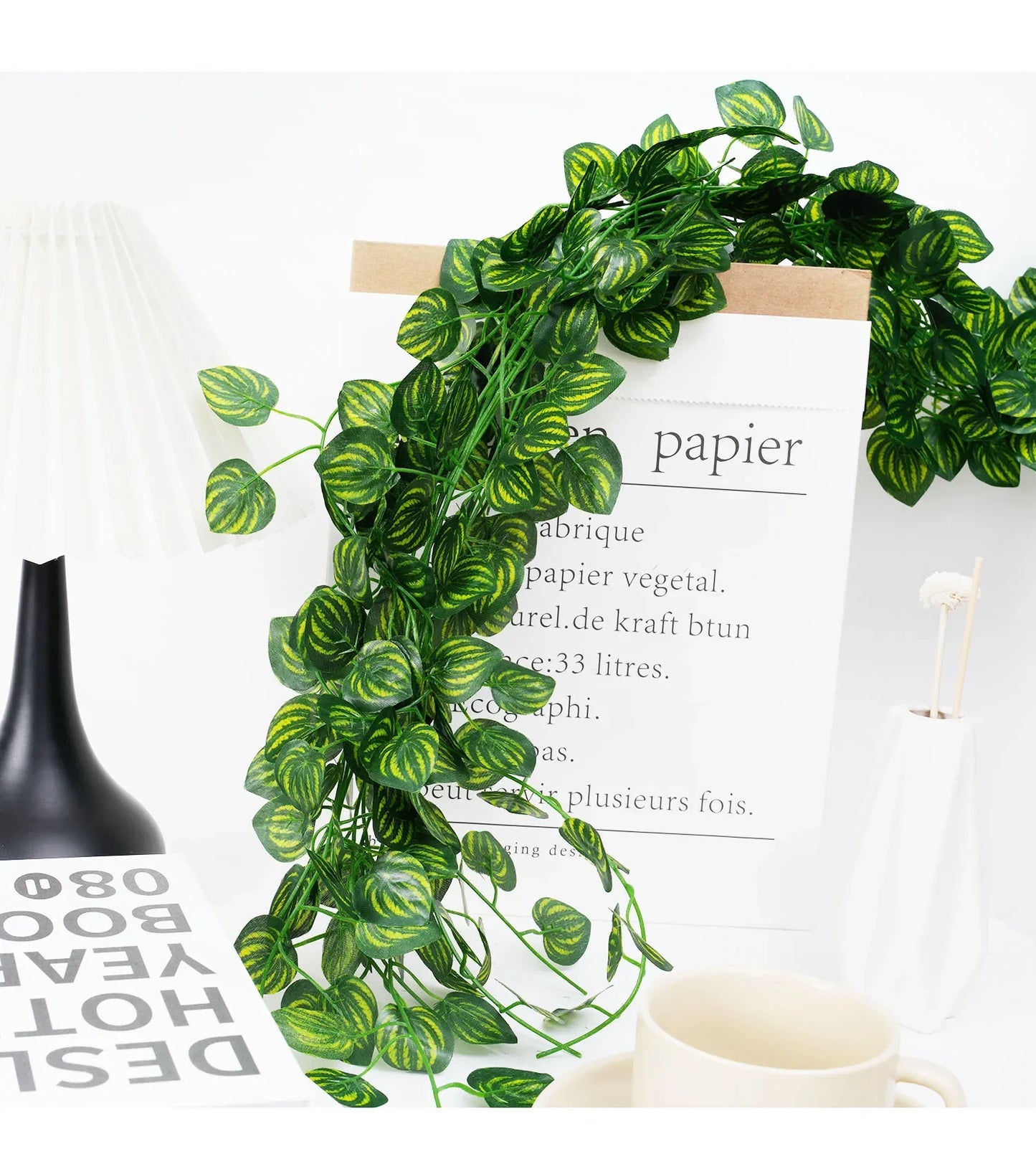 Silk Ivy Leaf Garland 2.1M