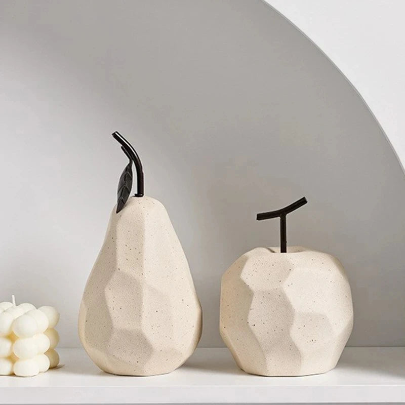 Ceramic Fruit Ornaments