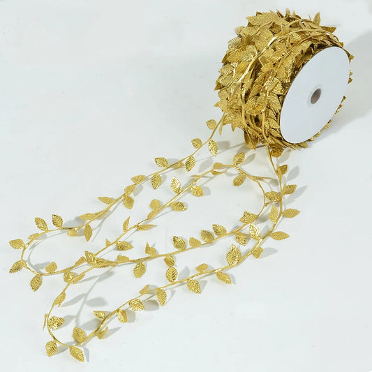 Gold Silk Leaf Garland