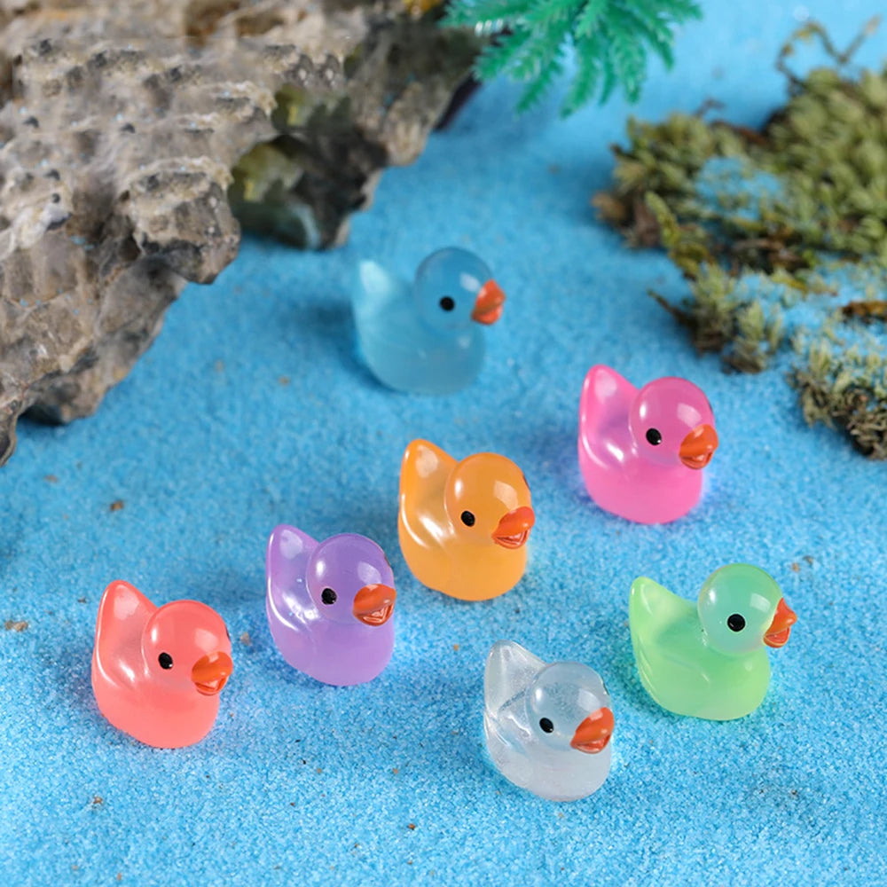 Luminous Micro Landscape Duck Ornaments