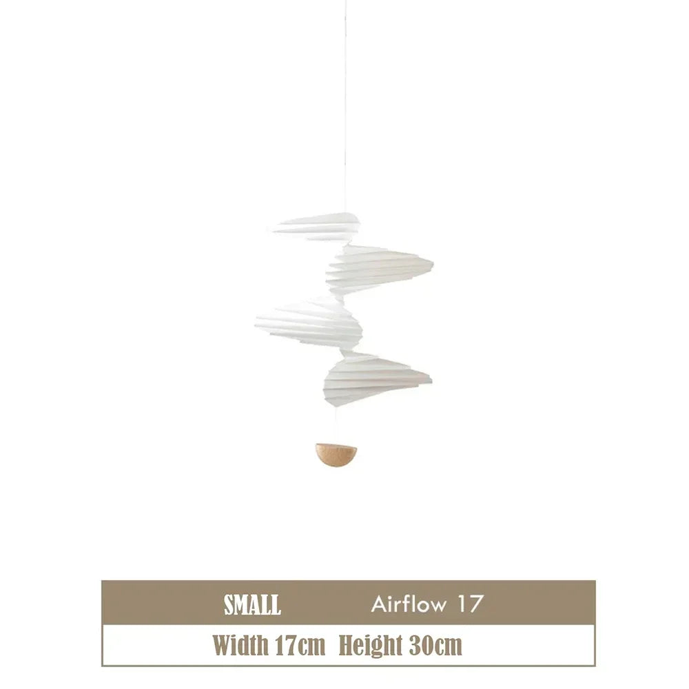 Silent White Wind Chime Decor