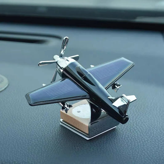 Elevate your driving experience with the Car Air Freshener Solar Aircraft Decoration. This sleek, solar-powered air freshener adds style and a refreshing scent to your vehicle.