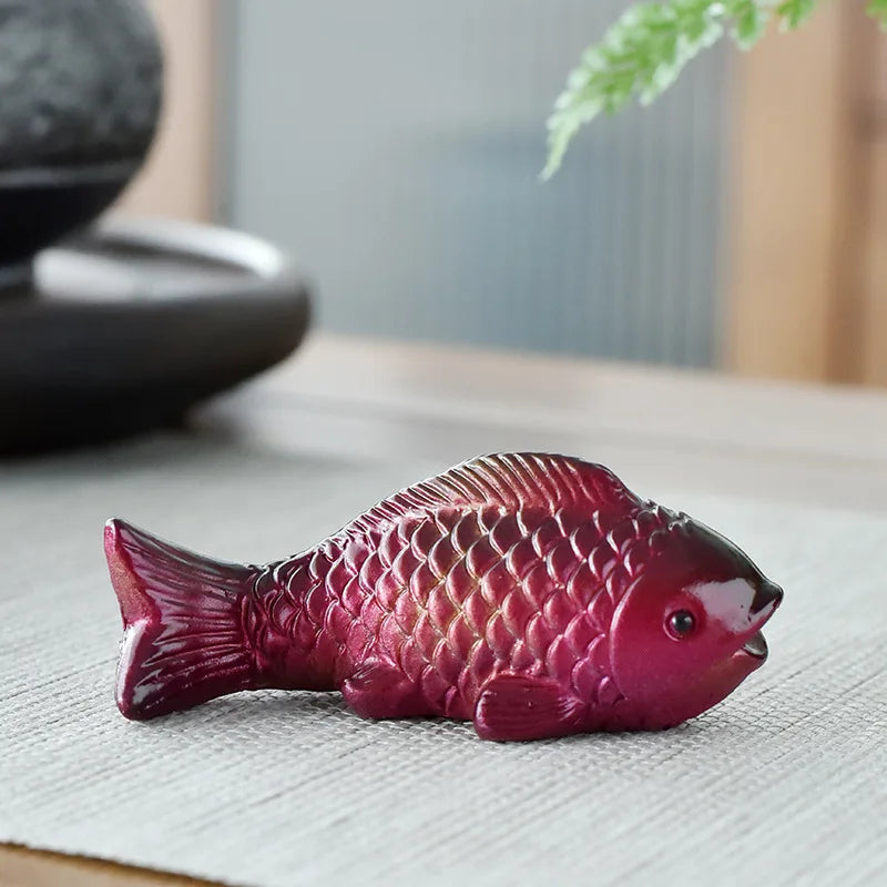 Color-Changing Koi Tea Decor