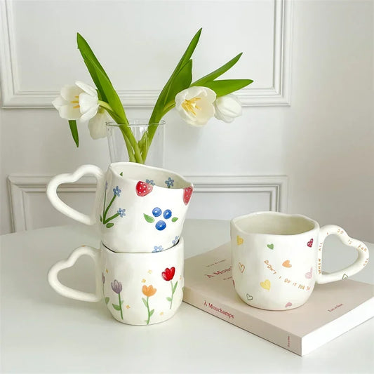 Add cultural charm to your coffee or tea ritual with these hand-painted floral mugs inspired by Korean aesthetics. Perfect for gifting and enjoying your favorite K-drama moments.