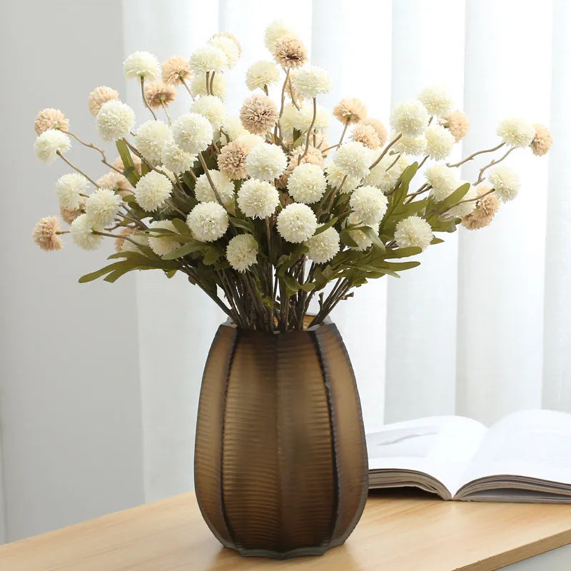 Elevate your decor with our 5 Heads Artificial Dandelion Flower Ball, perfect for DIY projects and stunning floral arrangements.