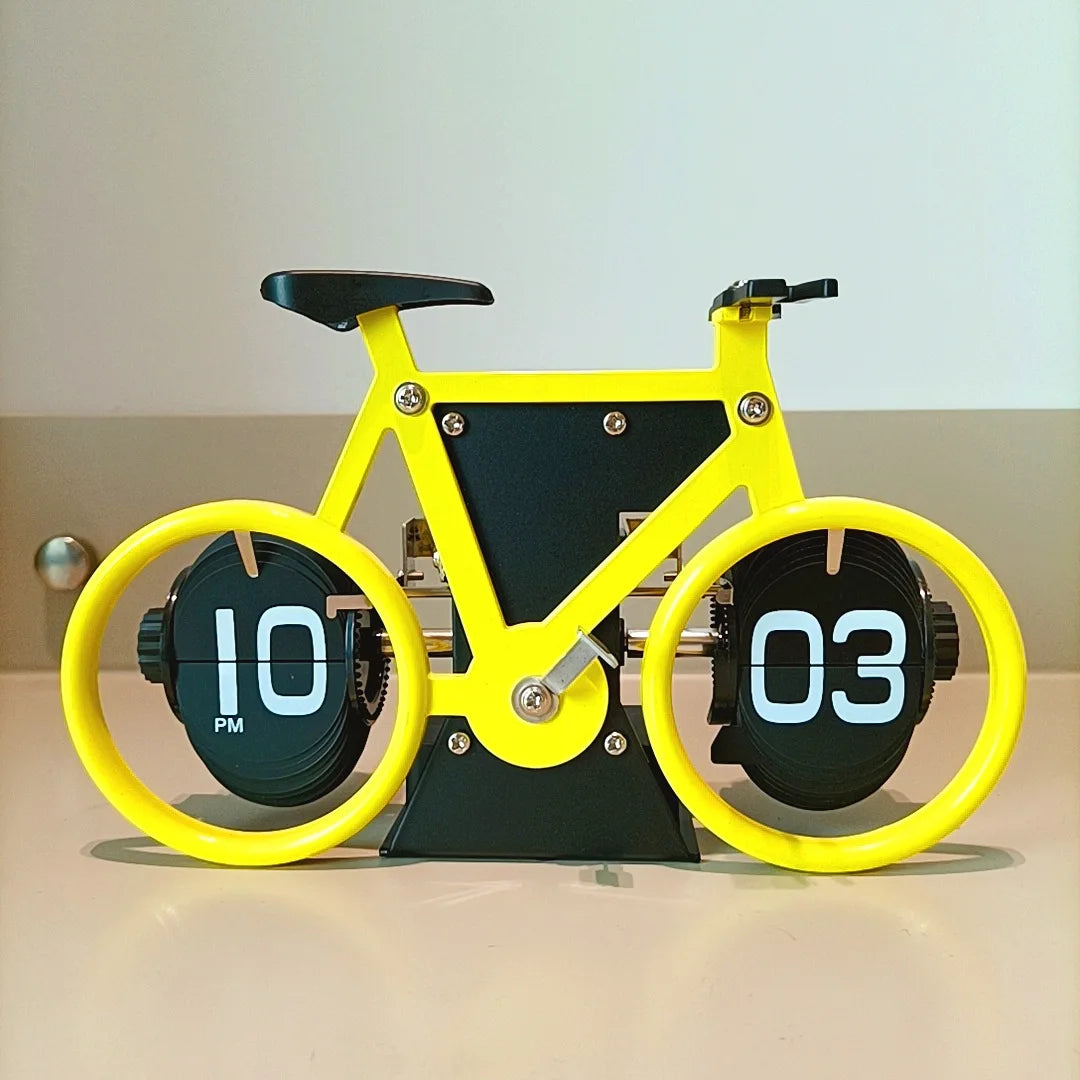 Bicycle Shaped Flip Clock