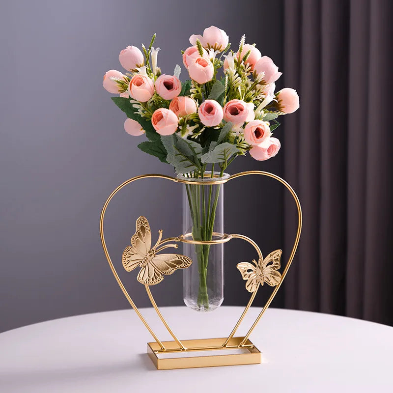 Butterfly Iron Vase