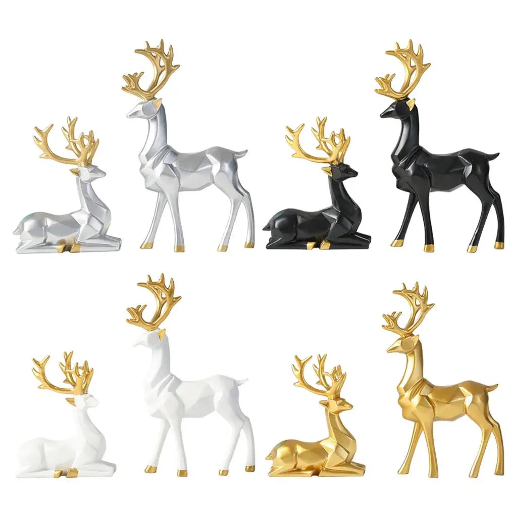 Explore our elegant Resin Deer Statues, crafted with high-quality synthetic resin for durability and lifelike details. Perfect for home decor and thoughtful gifts.