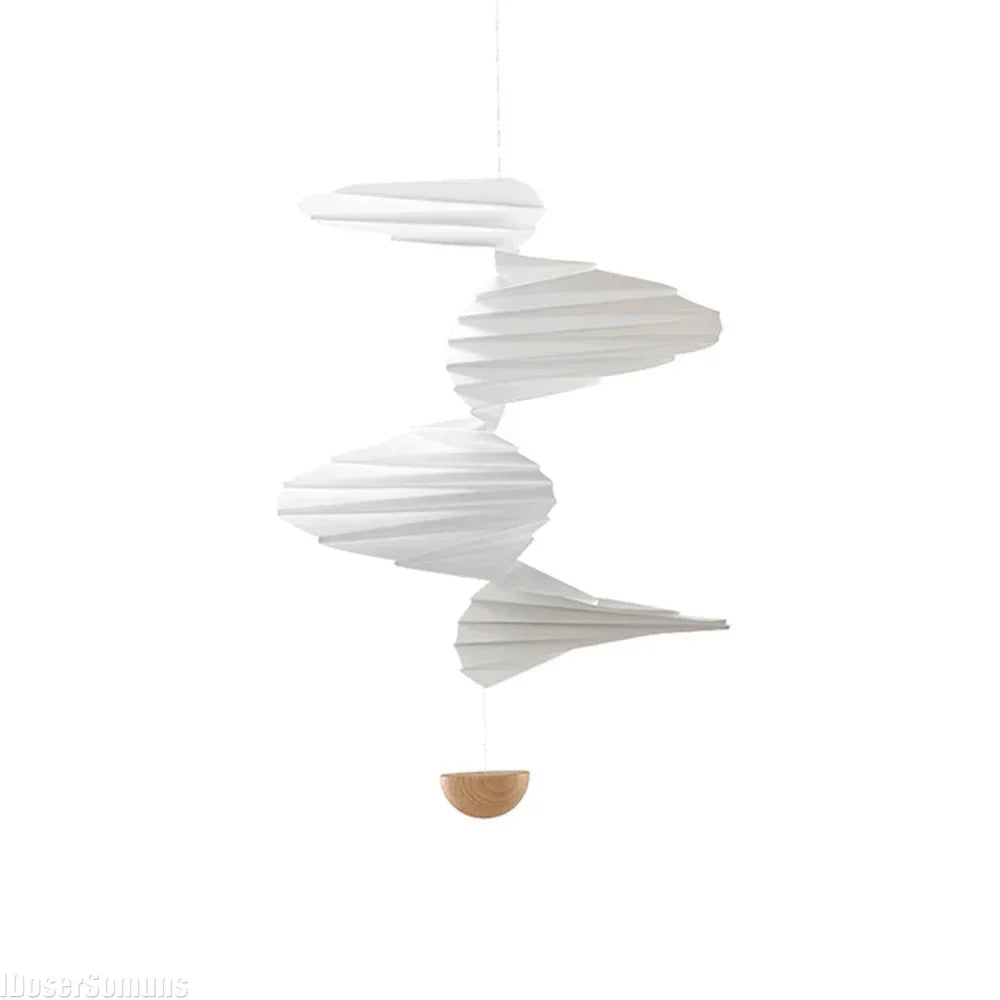 Silent White Wind Chime Decor