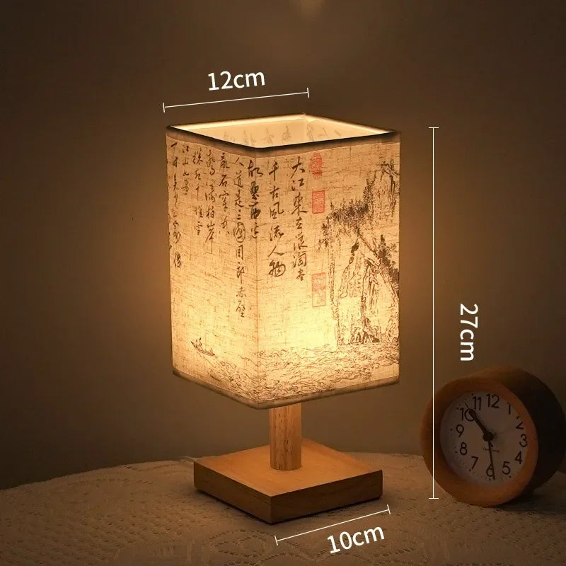 Chinese Style LED Table Lamp Dimmable