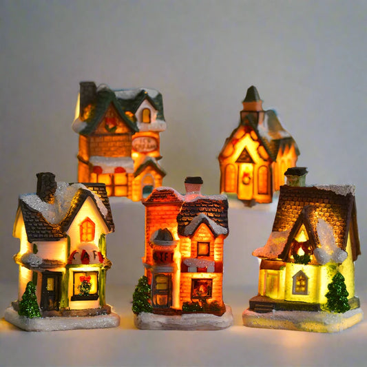 Add warmth and charm to any room with these Castles & Snow Houses LED Night Lights. Eco-friendly, energy-efficient, and perfect for holiday decor or year-round use.