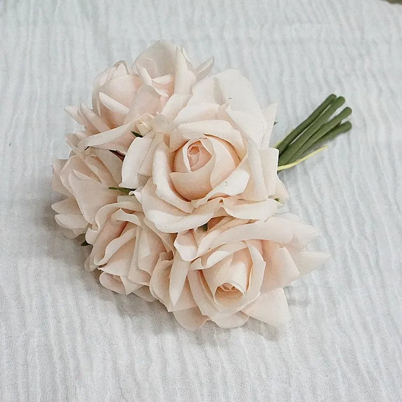 Real Touch Big Rose Bouquet- Artificial Flowers