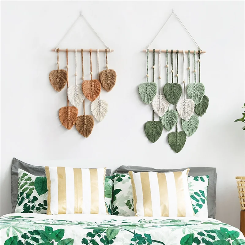 Leaf Macrame Wall Decor