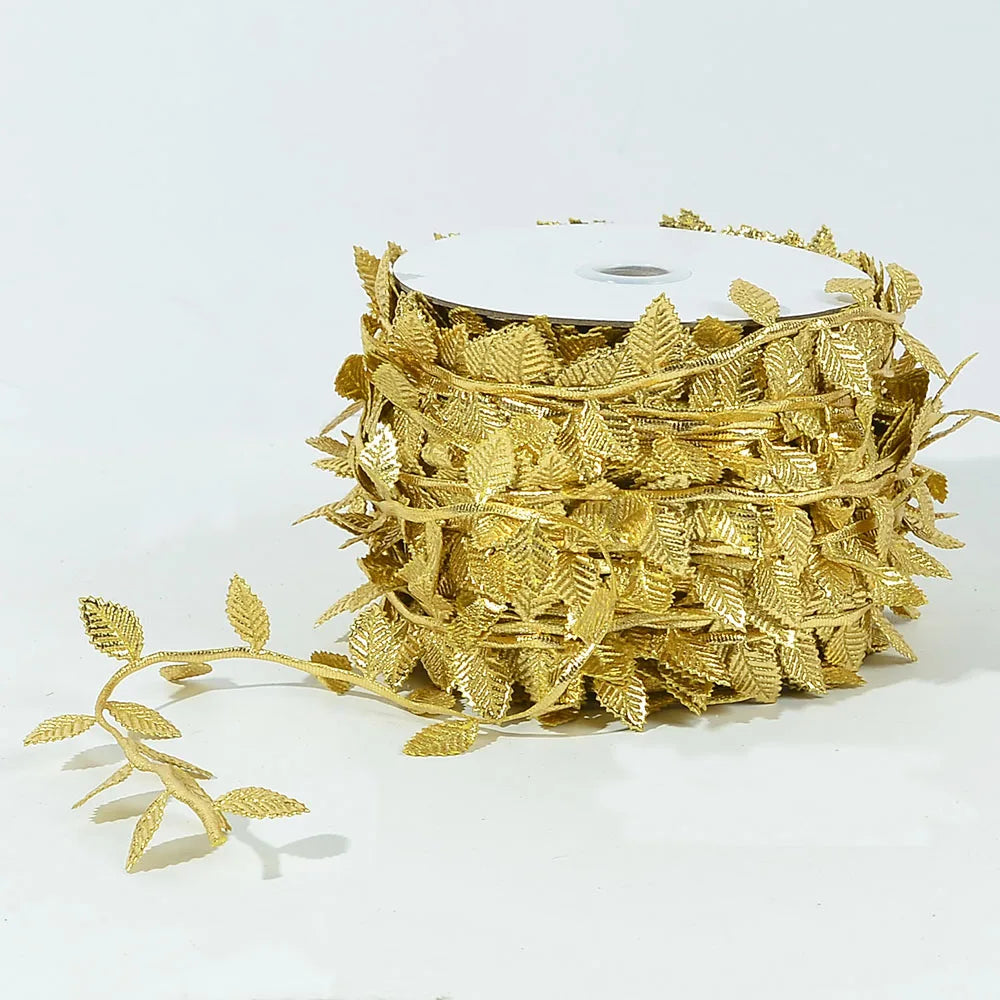 Gold Silk Leaf Garland