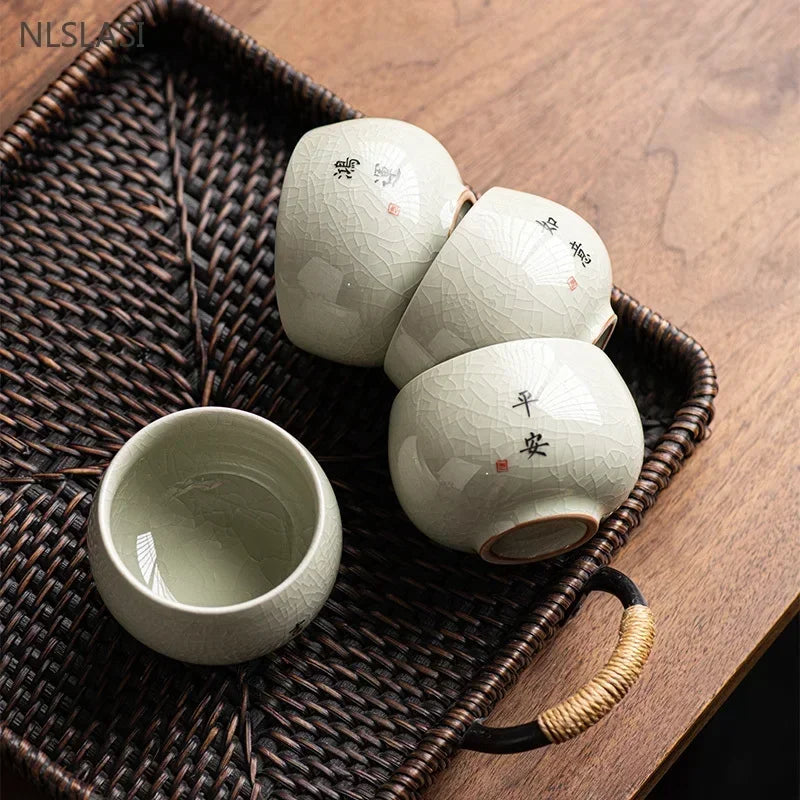 Traditional Chinese Glaze Ceramic Tea Cup