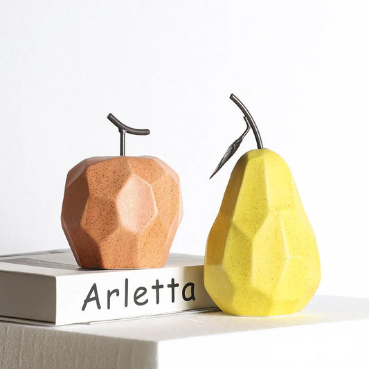 
Add charm to any space with fruit-shaped ceramic ornaments in apple and pear designs. Perfect for home or office decor, available in various colors. Ideal gift!