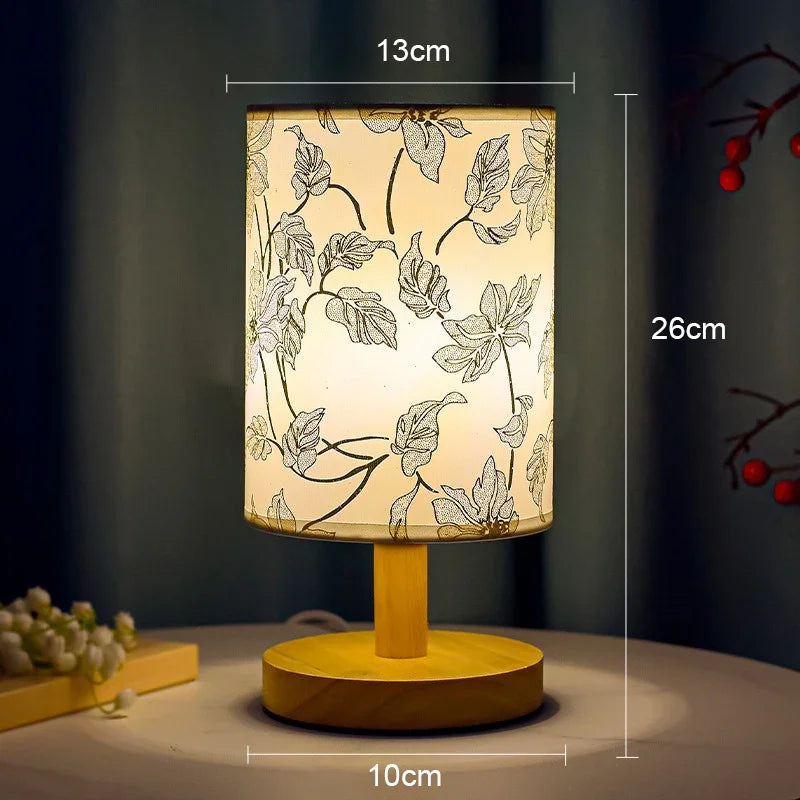 Chinese Style LED Square Dimmable Table Lamp