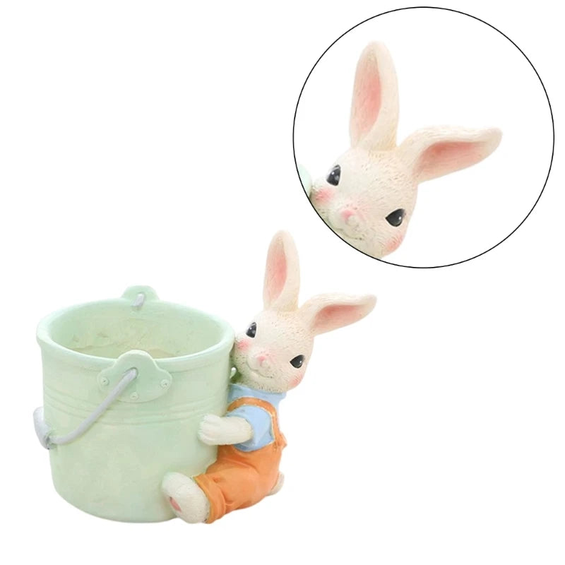 Cartoon Rabbit Shaped Succulent Planter