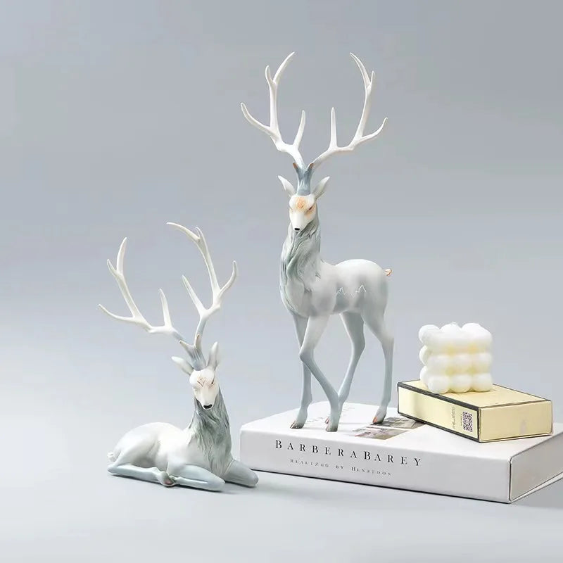 High-End Luxury Resin Reindeer Statue