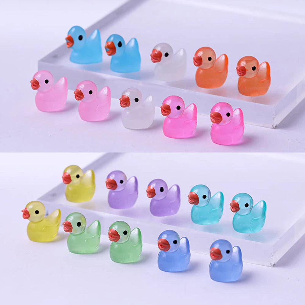 Luminous Micro Landscape Duck Ornaments