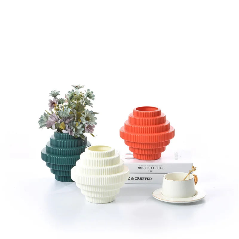 Modern Nordic Style Plastic Vase