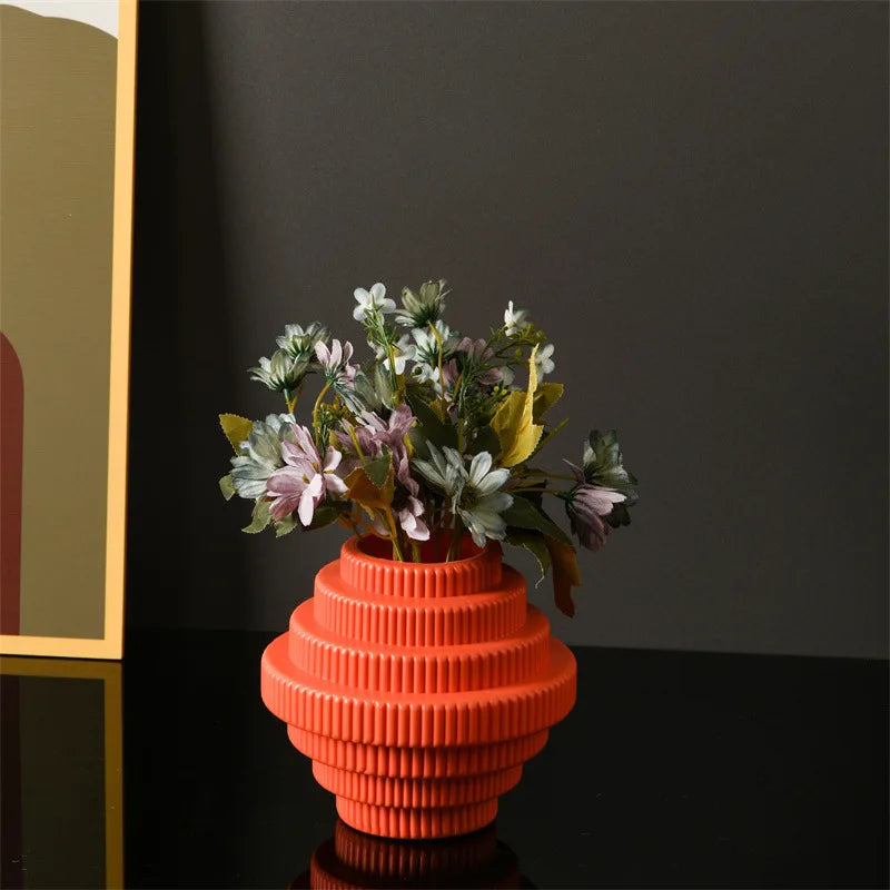 Modern Nordic Style Plastic Vase