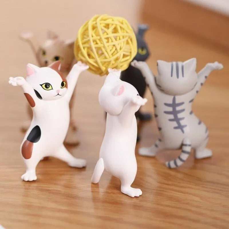 Dancing Cat Figures