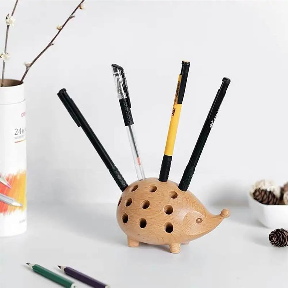 Adorable Hedgehog Pen Organizer