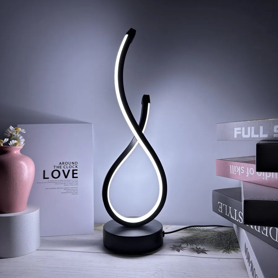 Art Deco LED Night Lamp