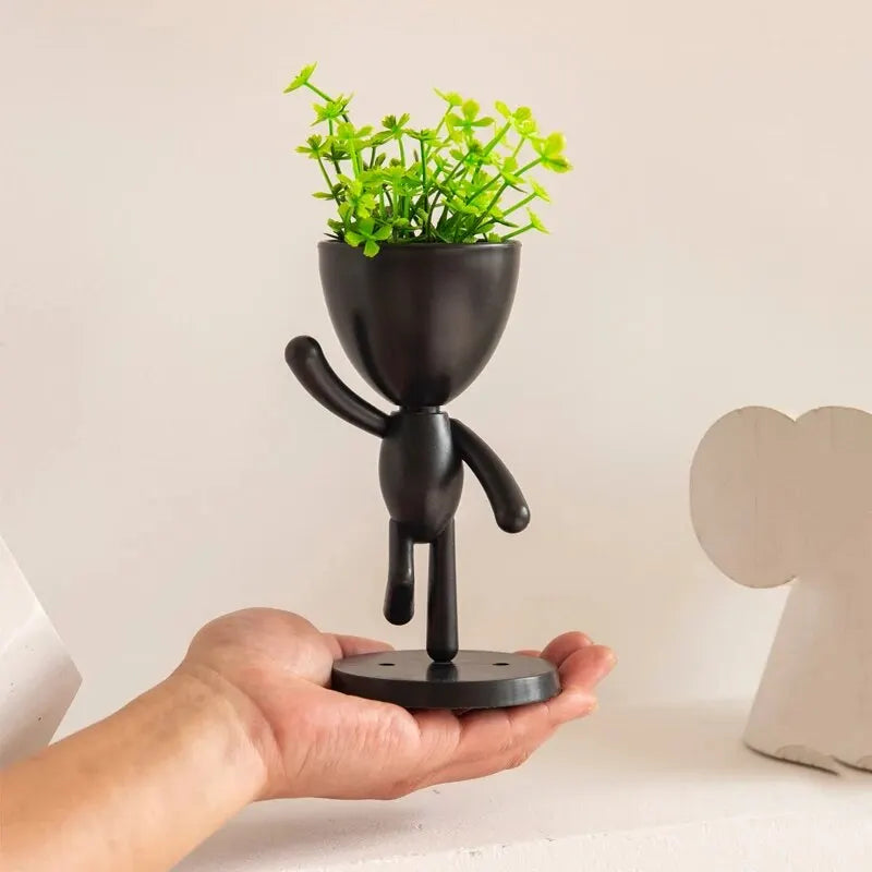 Charming Plant Figurine Decor