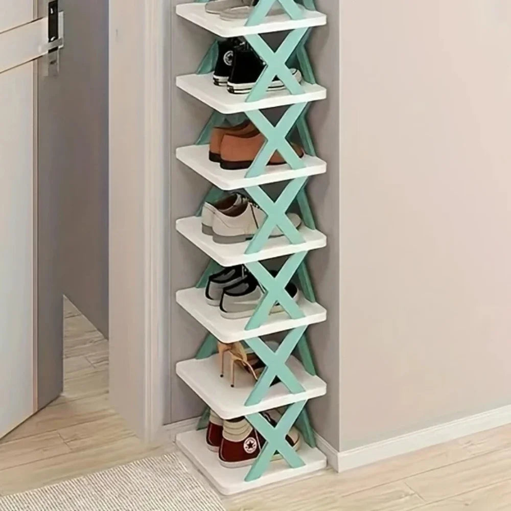 Keep your entryway organized with the Multi-Rack Detachable Shoes Storage Shelf. Durable, customizable, and space-saving, it offers sleek, practical shoe storage.