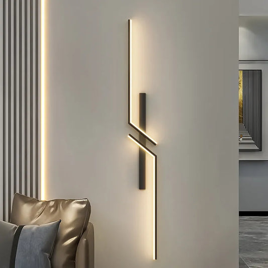 Illuminate your space with minimalist elegance using our Modern Strip LED Wall Lamp. Ideal for bedrooms and living rooms, it blends style with soft, ambient lighting.