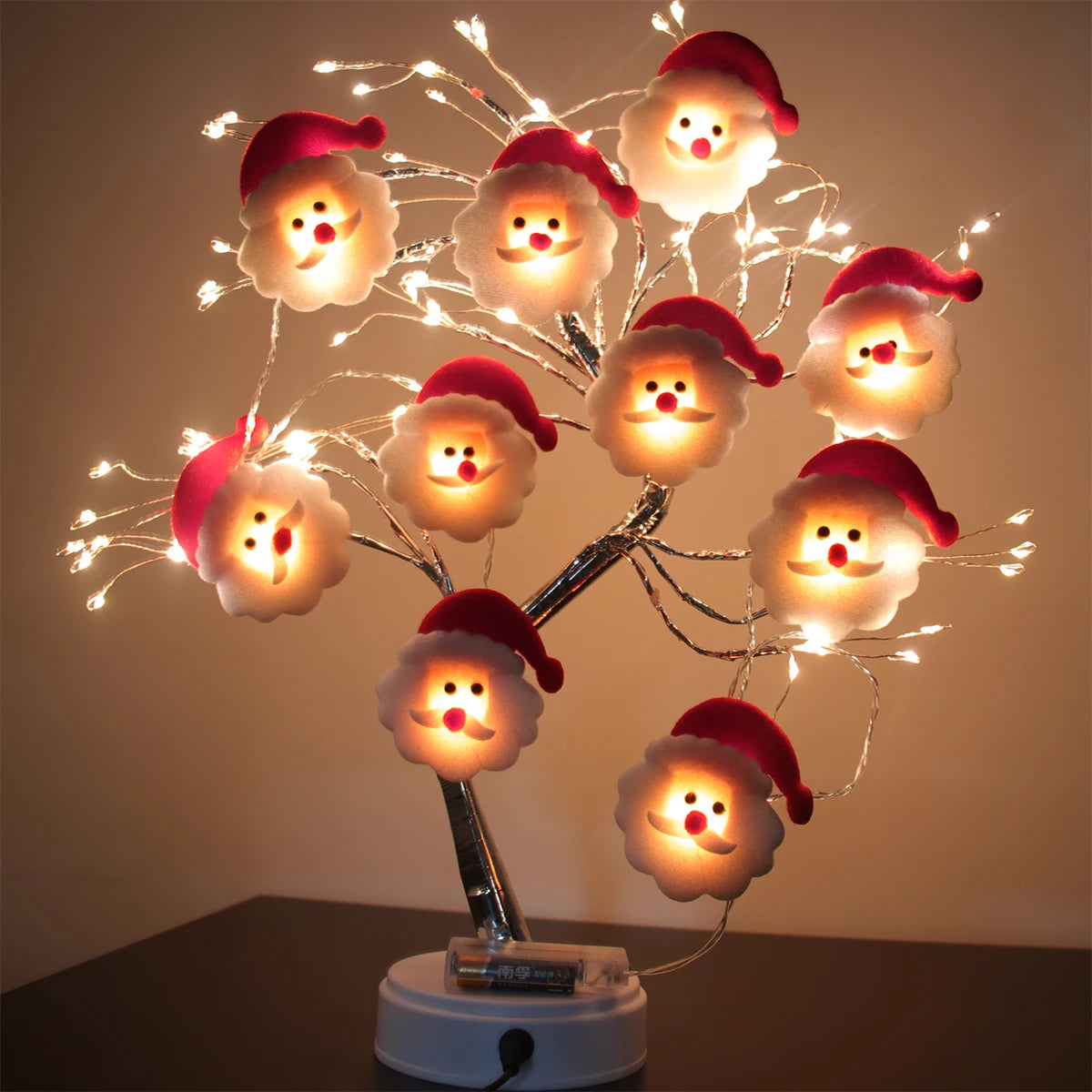 Snowman Christmas LED Garland