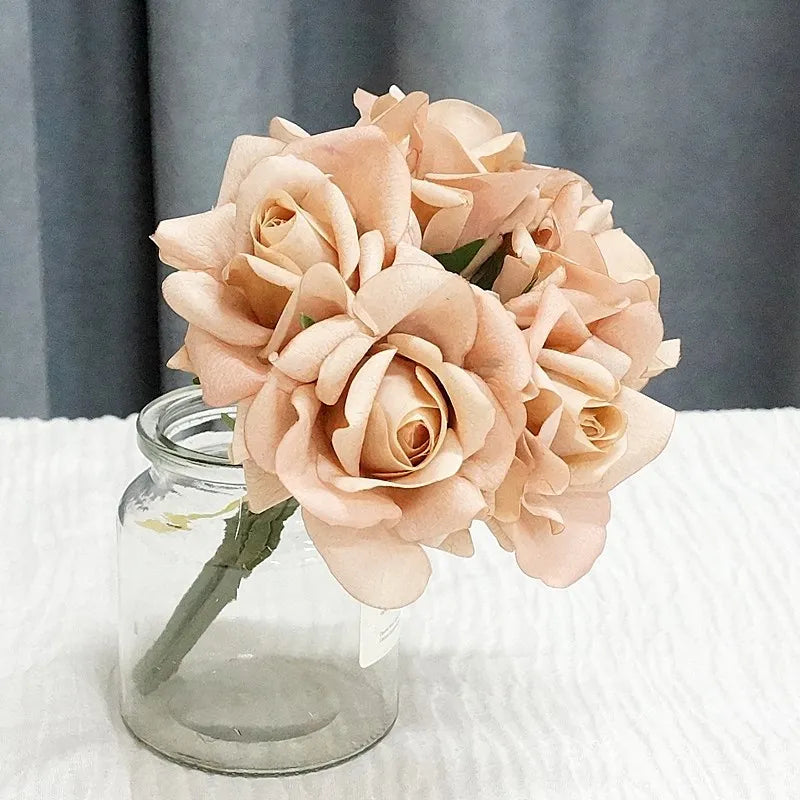 Real Touch Big Rose Bouquet- Artificial Flowers