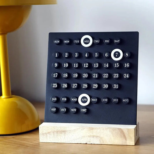 Elevate your space with our Handmade DIY Calendar, featuring a durable acrylic wooden base—perfect for home or office decor!